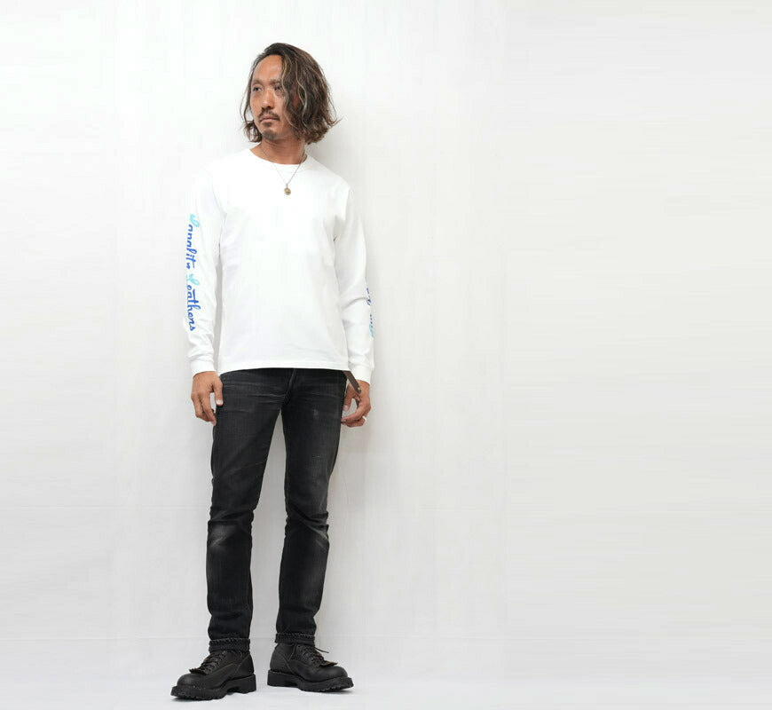 ラングリッツレザーズ Langlitz Leathers เสื้อยืดแขนยาวพิมพ์โลโก้ ผลิตในญี่ปุ่น LLC-004 LL310