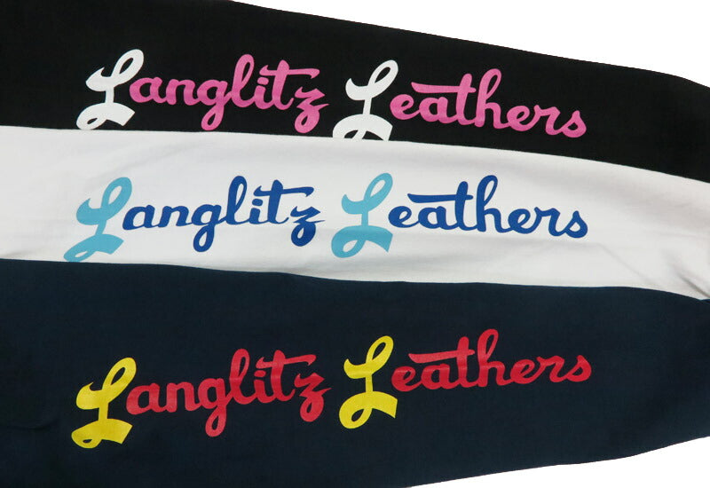 ラングリッツレザーズ Langlitz Leathers เสื้อยืดแขนยาวพิมพ์โลโก้ ผลิตในญี่ปุ่น LLC-004 LL310