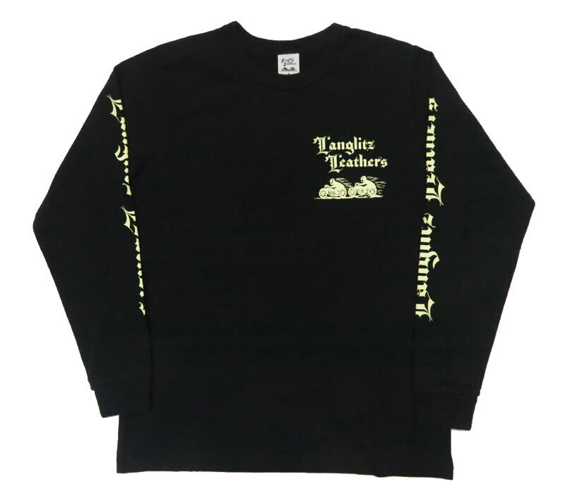 ラングリッツレザーズ Langlitz Leathers 長袖 Tシャツ ロゴプリント 日本製 LLC-004 LL311