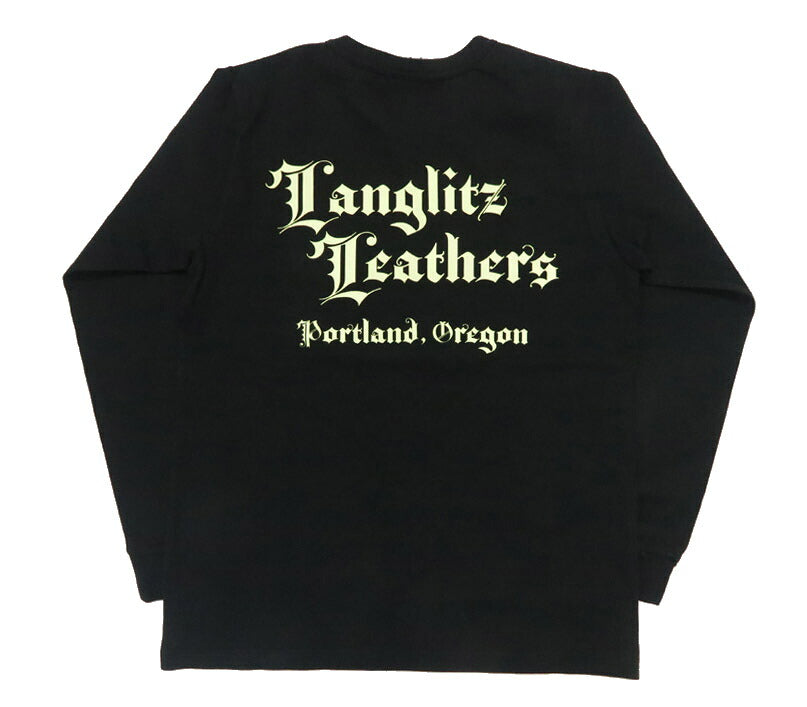 ラングリッツレザーズ Langlitz Leathers 長袖 Tシャツ 47 ロゴプリント 日本製 LLC-004 LL315【2026年秋冬新作】