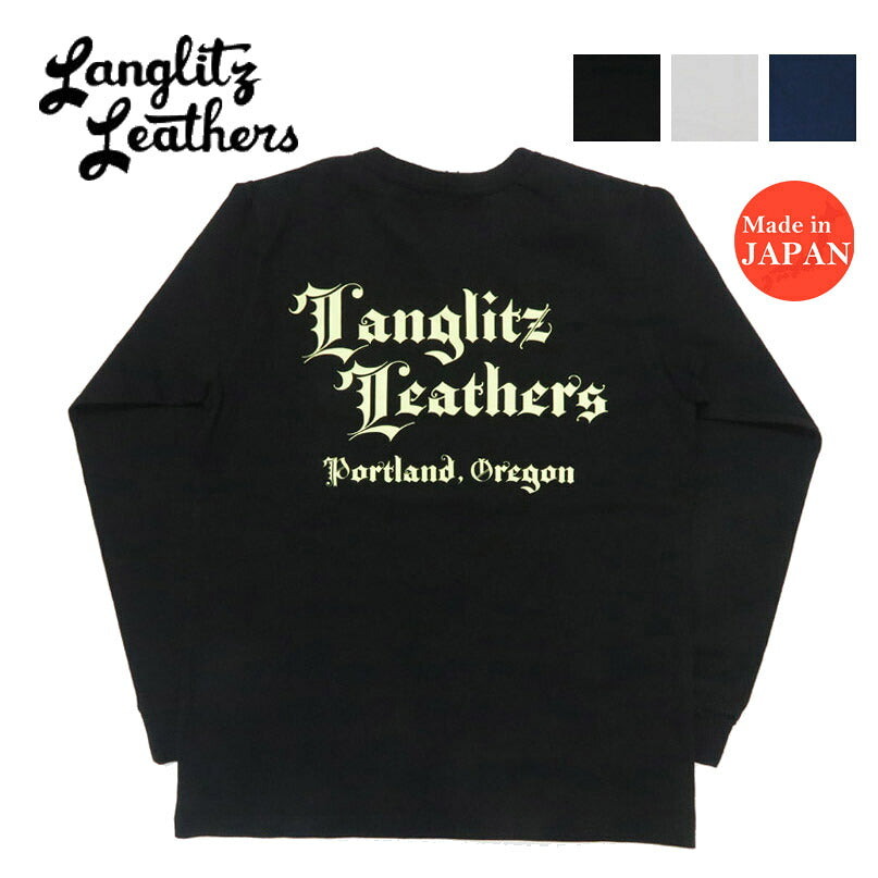 ラングリッツレザーズ Langlitz Leathers 長袖 Tシャツ 47 ロゴプリント 日本製 LLC-004 LL315【2026年秋冬新作】
