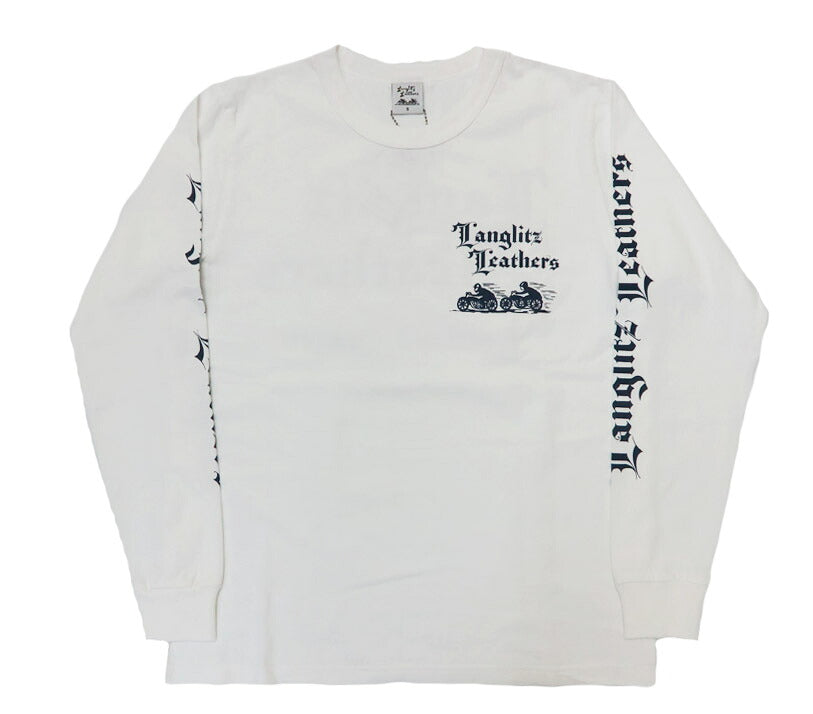 ラングリッツレザーズ Langlitz Leathers 長袖 Tシャツ 47 ロゴプリント 日本製 LLC-004 LL315【2026年秋冬新作】