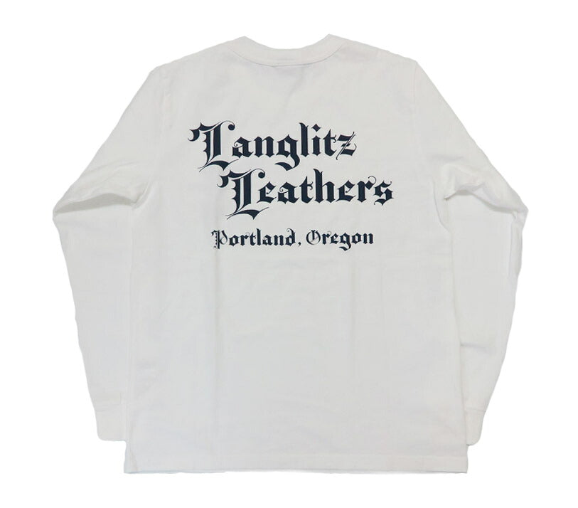 ラングリッツレザーズ Langlitz Leathers 長袖 Tシャツ 47 ロゴプリント 日本製 LLC-004 LL315【2026年秋冬新作】