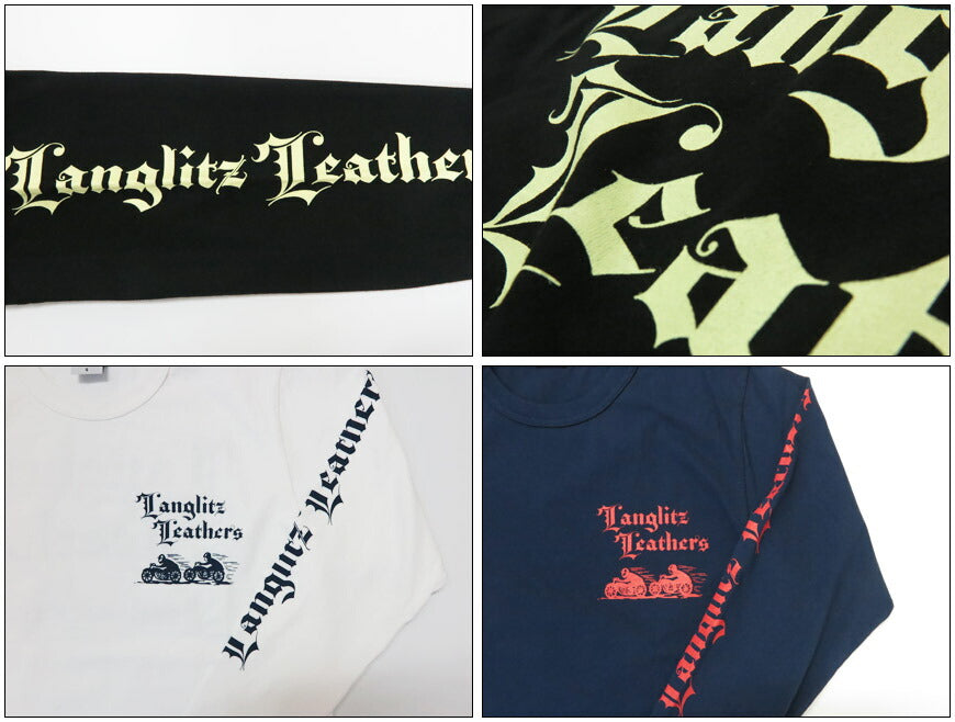 ラングリッツレザーズ Langlitz Leathers 長袖 Tシャツ ロゴプリント 日本製 LLC-004 LL311