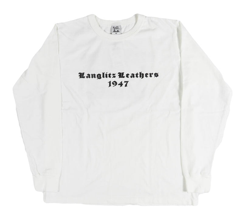ラングリッツレザーズ Langlitz Leathers 長袖 Tシャツ グラフィックプリント 日本製 LLC-004 LL317【2026年秋冬新作】