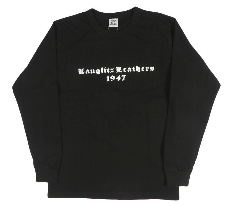 ラングリッツレザーズ Langlitz Leathers 長袖 Tシャツ グラフィックプリント 日本製 LLC-004 LL317【2026年秋冬新作】
