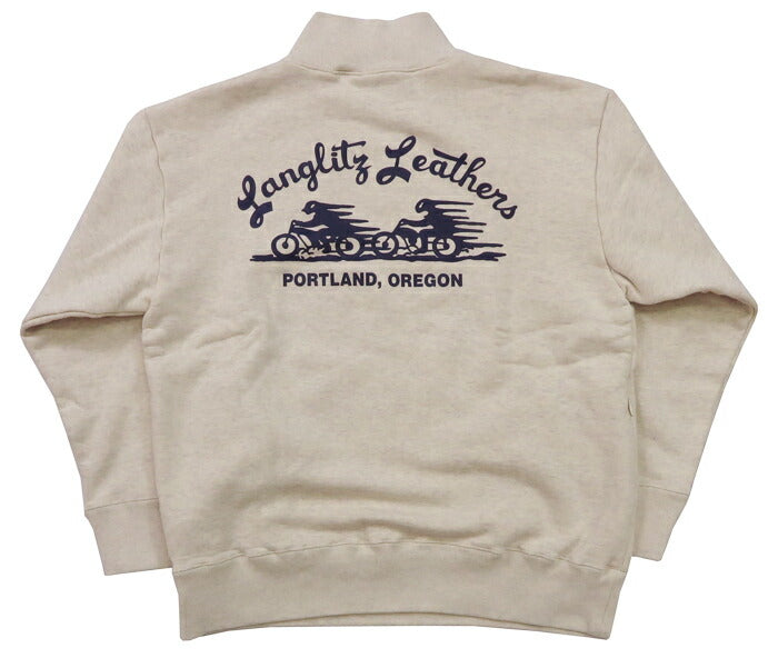 ラングリッツレザーズ Langlitz Leathers ハーフジップ スウェット Sweat Shirt LLC-010 TypeO