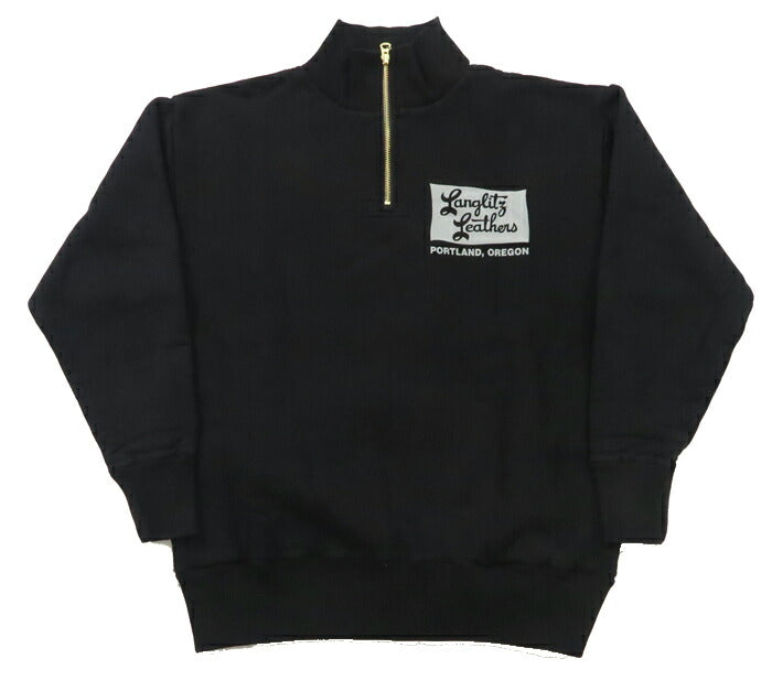 ラングリッツレザーズ Langlitz Leathers ハーフジップ スウェット Sweat Shirt LLC-010 TypeO