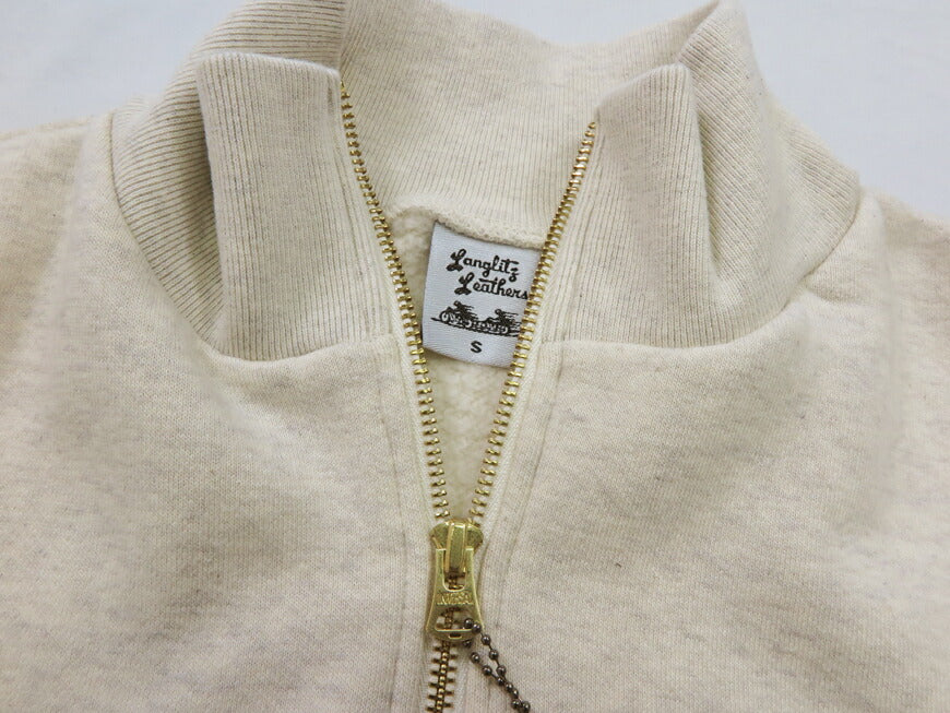 ラングリッツレザーズ Langlitz Leathers ハーフジップ スウェット Sweat Shirt LLC-010 TypeO