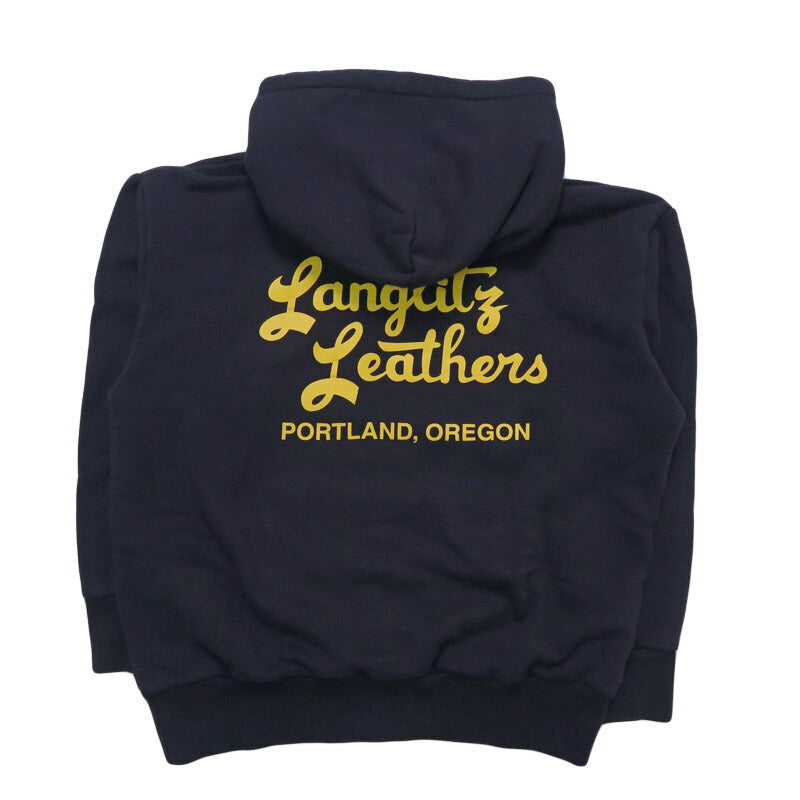 ラングリッツレザーズ Langlitz Leathers プルオーバー スウェット パーカー 裏起毛 Hooded Sweat Shirts LLC-012 TypeA