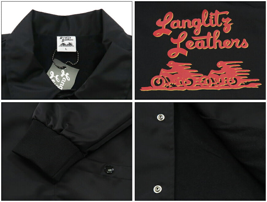 Langlitz Leathers Schwerer Nylon-Twill Windbreaker LLJ-003 Typ-A 2TONE Coachjacke