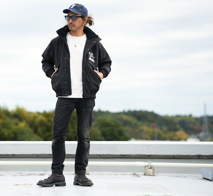 ラングリッツレザーズ Langlitz Leathers ライトシェル シンサレート ナイロン ジャケット 中綿 Type-A
