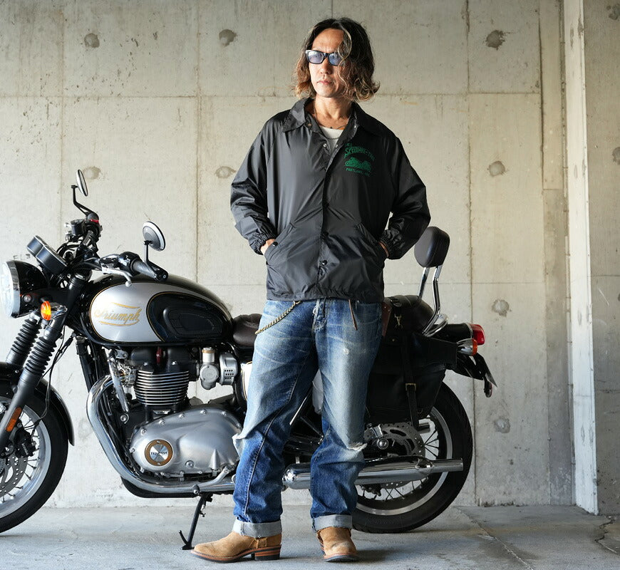 ラングリッツレザーズ Langlitz Leathers パッカブル コーチ ジャケット 撥水/防風 高密度タフタ LLJ-007 LL49 【2026年春夏新作】
