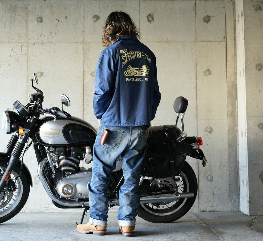 ラングリッツレザーズ Langlitz Leathers パッカブル コーチ ジャケット 撥水/防風 高密度タフタ LLJ-007 LL49 【2026年春夏新作】
