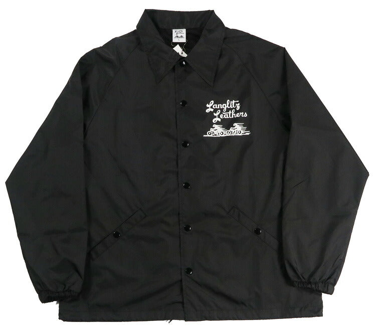 ラングリッツレザーズ Langlitz Leathers パッカブル コーチ ジャケット 撥水/防風 高密度タフタ LLJ-007 Type-A 【2026年春夏新作】