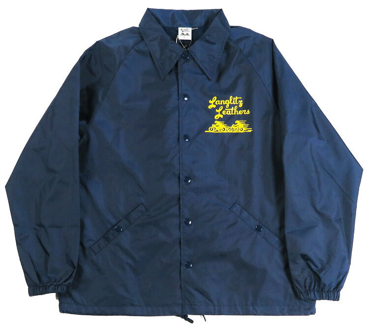 ラングリッツレザーズ Langlitz Leathers パッカブル コーチ ジャケット 撥水/防風 高密度タフタ LLJ-007 Type-A 【2026年春夏新作】