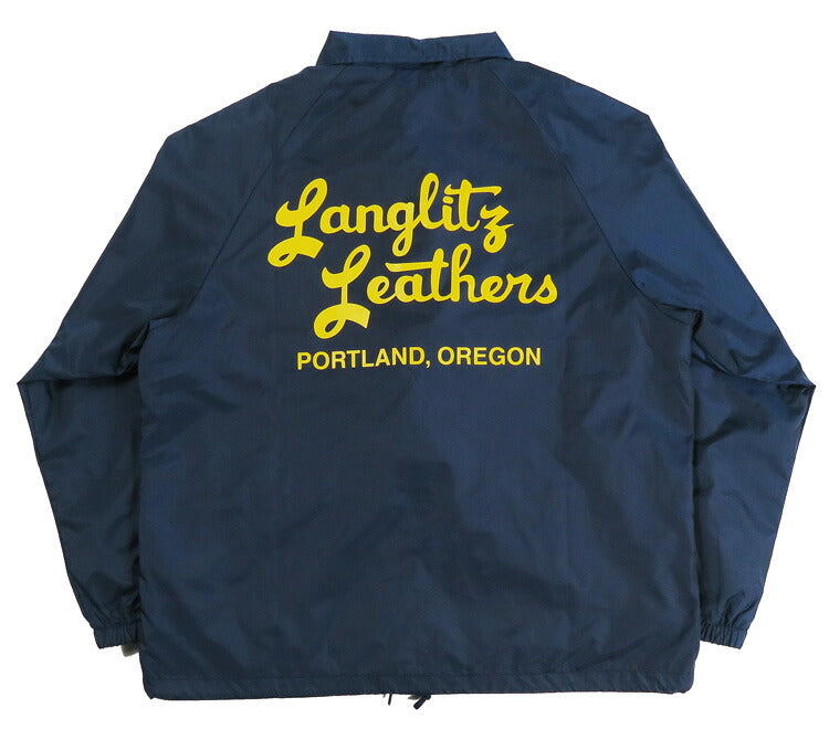 ラングリッツレザーズ Langlitz Leathers パッカブル コーチ ジャケット 撥水/防風 高密度タフタ LLJ-007 Type-A 【2026年春夏新作】