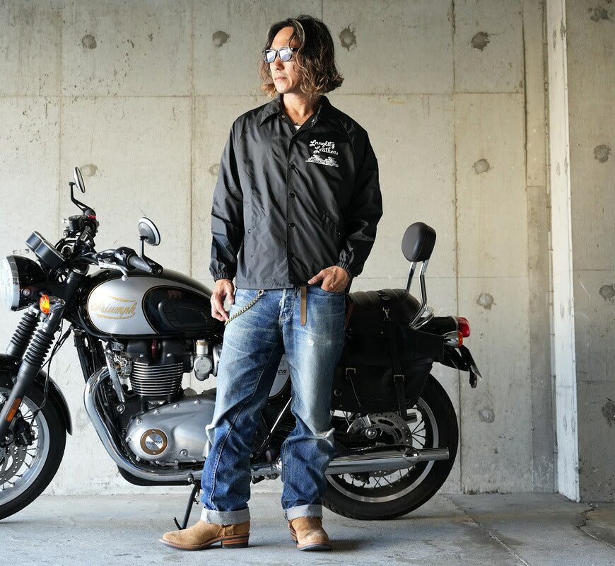 ラングリッツレザーズ Langlitz Leathers パッカブル コーチ ジャケット 撥水/防風 高密度タフタ LLJ-007 Type-A 【2026年春夏新作】
