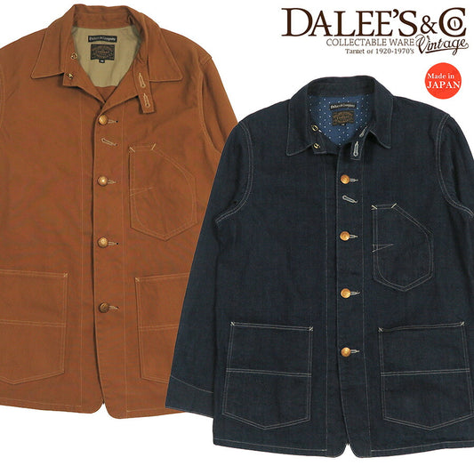 DALLES & CO Jaket Kerja Deluxeware Lo.4 Coverall 3 Kantong 1941's DALLES & CO【Koleksi Musim Semi/Musim Panas 2026】
