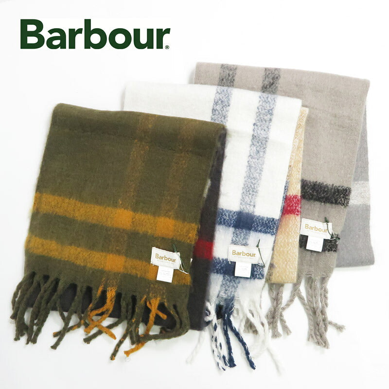 Barbour“ISLATARTANBOUCLESCARF”タータンチェックブークレスカーフマフラーバーブァーバブワーLSC0293【2025年秋冬新作】