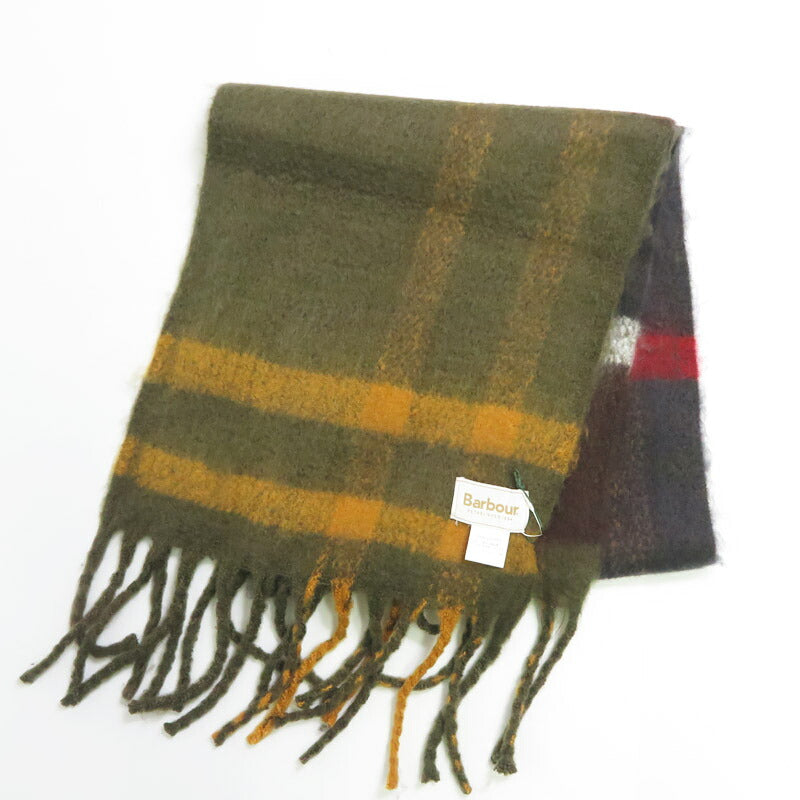 Barbour“ISLATARTANBOUCLESCARF”タータンチェックブークレスカーフマフラーバーブァーバブワーLSC0293【2025年秋冬新作】