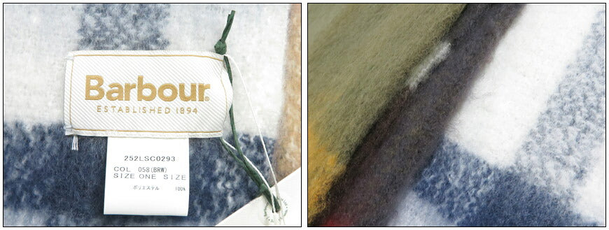 Barbour“ISLATARTANBOUCLESCARF”タータンチェックブークレスカーフマフラーバーブァーバブワーLSC0293【2025年秋冬新作】