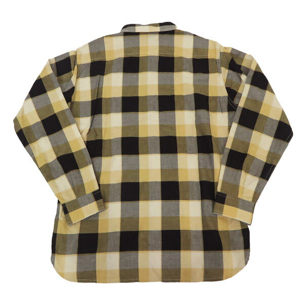 デラックスウェア DELUXEWARE LV-31 50s CHECK PATTERN 真夏対応素材 長袖 チェックシャツ 1C0224