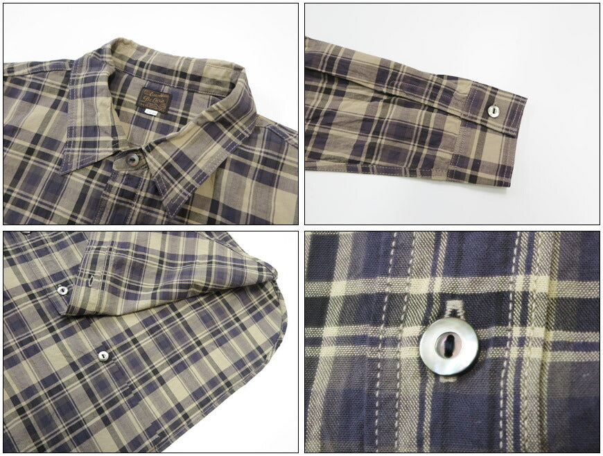 เดอลุกซ์แวร์ DELUXEWARE เสื้อเชิ้ตลายตารางคลาสสิกแขนยาว LV-34 【คอลเลกชันฤดูใบไม้ผลิ/ฤดูร้อน 2026】