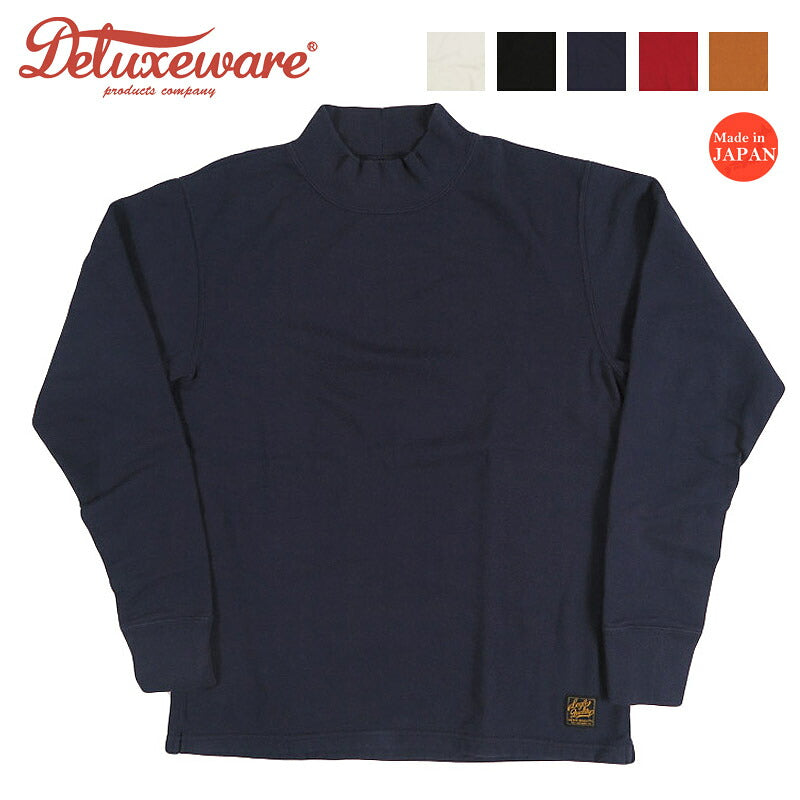 デラックスウェア DELUXEWARE 長袖 モックネック ニット 吊り編み 最薄吊裏毛 S300シリーズ ”MOCK NECK KNIT” M300-00-26【2026年秋冬新作】