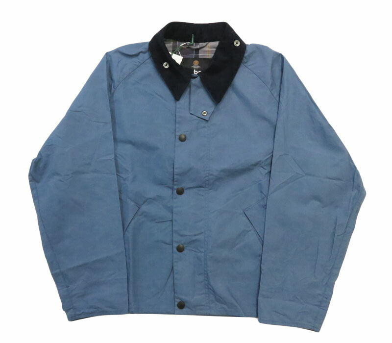 Barbour バブアー แจ็กเก็ตผ้าฝ้าย TRANSPORT ผ้าฝ้ายเคลือบแบบไม่แว็กซ์ MCA1019【คอลเลกชันฤดูใบไม้ผลิ/ฤดูร้อน 2026】