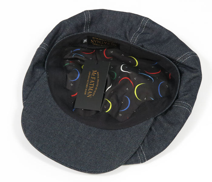 มิสเตอร์แฟตแมน Mr.FATMAN หมวกแคสเก็ตจอห์นนี่ ผ้าคอตตอนทวิล/เดนิม THE FAT HATTER 5203603