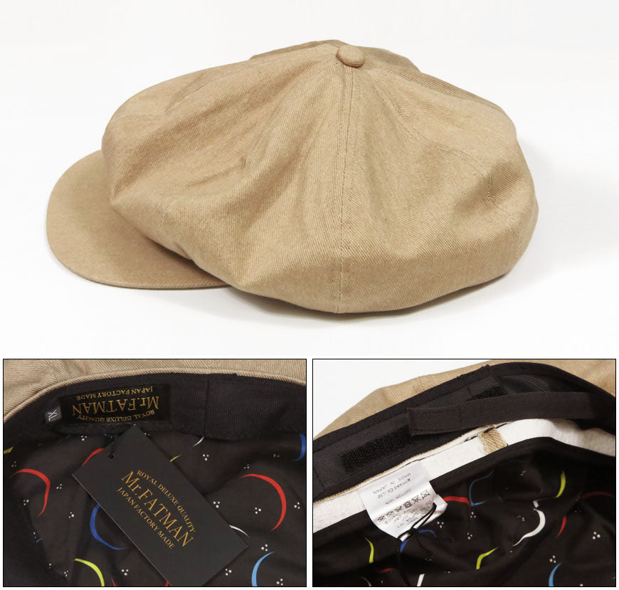 มิสเตอร์แฟตแมน Mr.FATMAN หมวกแคสเก็ตจอห์นนี่ ผ้าคอตตอนทวิล/เดนิม THE FAT HATTER 5203603