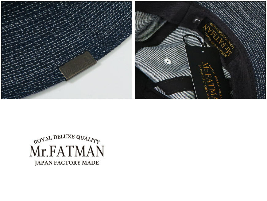 Mr.FATMAN ミスターファットマン デニム ファティーグハット PATRICK 5233002