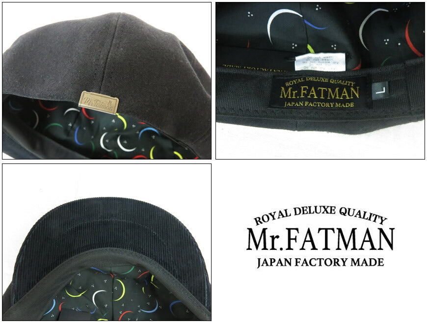 Mr.FATMANミスターファットマン 帽子 MOLESKIN BEAK HUNTING モールスキン ハンティング キャスケット 5253002