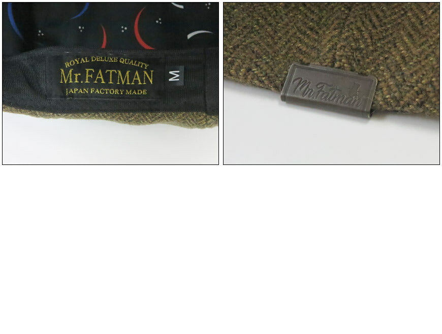 Mr.FATMAN ミスターファットマン ラッキーダンウール キャスケット  LUCKY DAN WOOL HBT 5254011