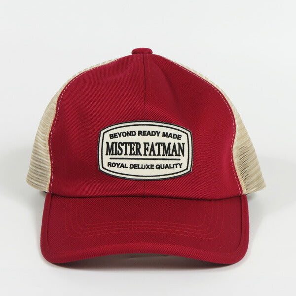 Mr.FATMAN ミスターファットマン ワッペン トラッカー メッシュキャップ 5262003 【2026年春夏新作】