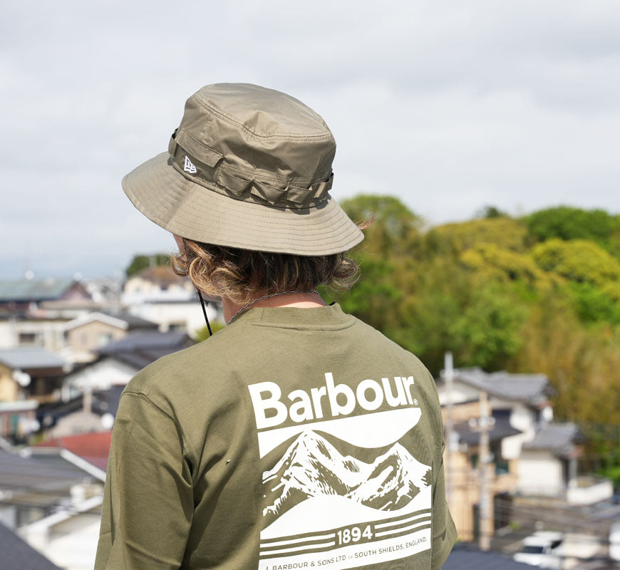 Barbour バブアー × New Era ニューエラ หมวกผจญภัย MHAS002 บาร์เบอร์ บับวอร์ 【คอลเลกชันใหม่ฤดูใบไม้ผลิ-ฤดูร้อน 2026】
