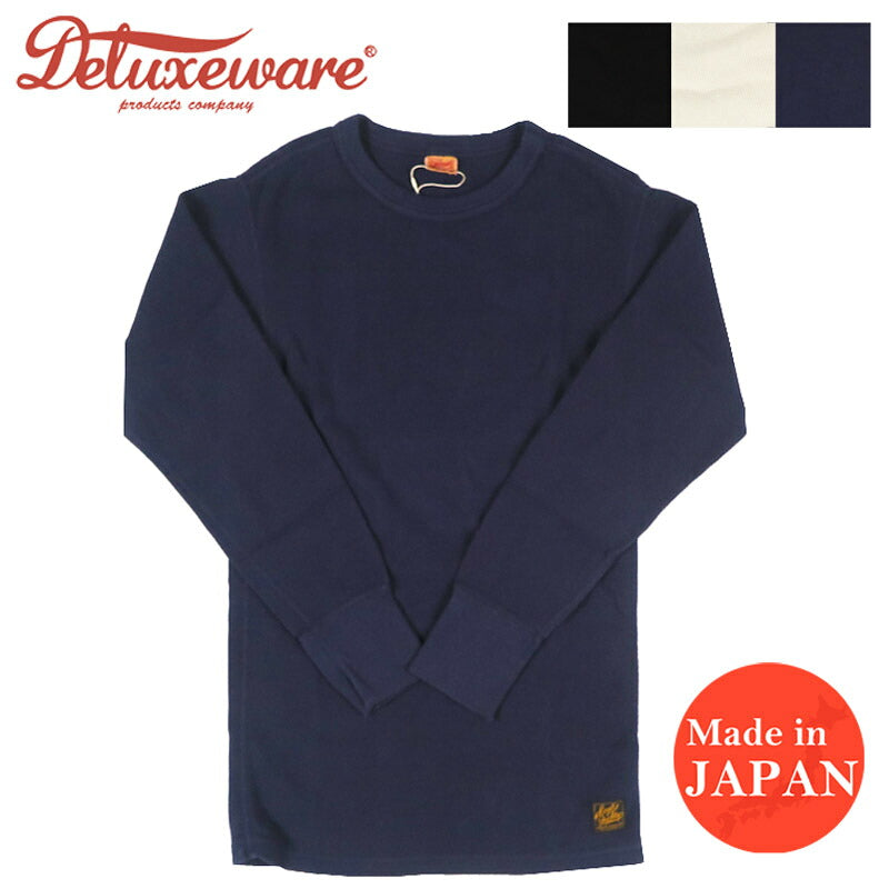 デラックスウェア DELUXEWARE 長袖 無地 サーマル Tシャツ milc-00-26
