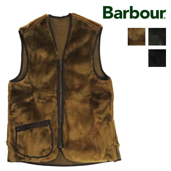 Barbour バブアー Frontreißverschluss Fellfutter Weste Regular Fit Für BEDALE / BEAUFORT MLI004