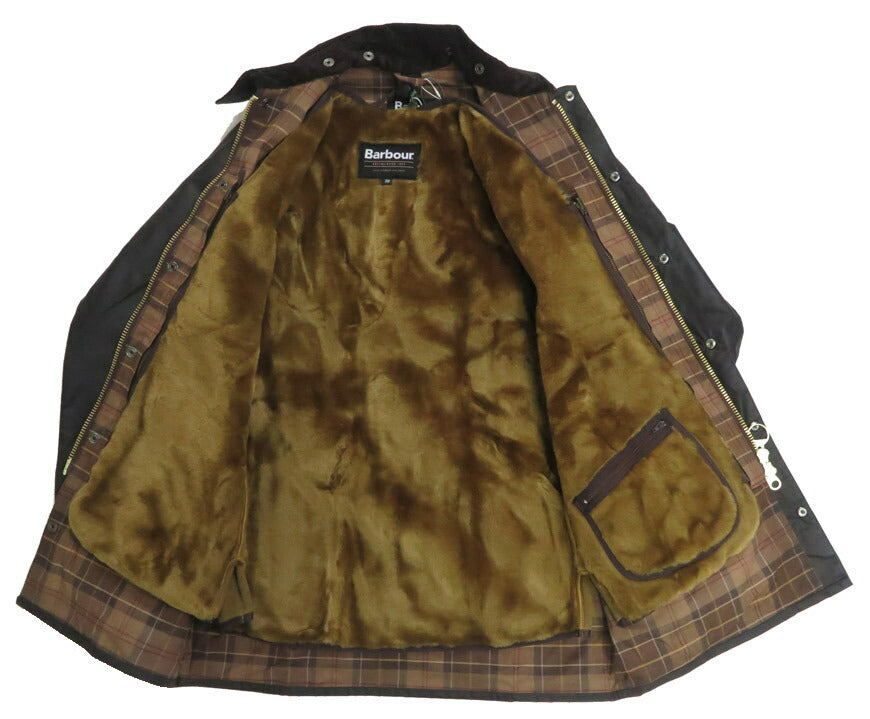 Barbour バブアー Frontreißverschluss Fellfutter Weste Regular Fit Für BEDALE / BEAUFORT MLI004
