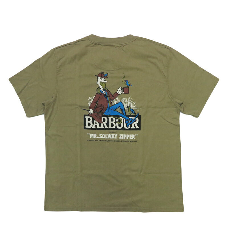 Barbour バブアー Kurzarm T-Shirt Heritage / ヘリテージ Plus Campbell Oversize Drop-Shoulder MTS1490