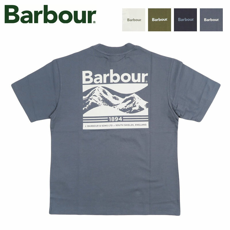 Barbour バブアー 半袖 Tシャツ Camber OS T-Shirt オーバーサイズ  MTS1611 【2026年春夏新作】