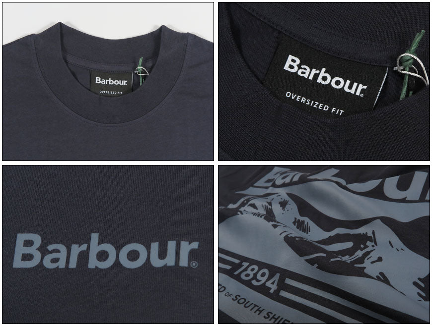 Barbour バブアー 半袖 Tシャツ Camber OS T-Shirt オーバーサイズ  MTS1611 【2026年春夏新作】