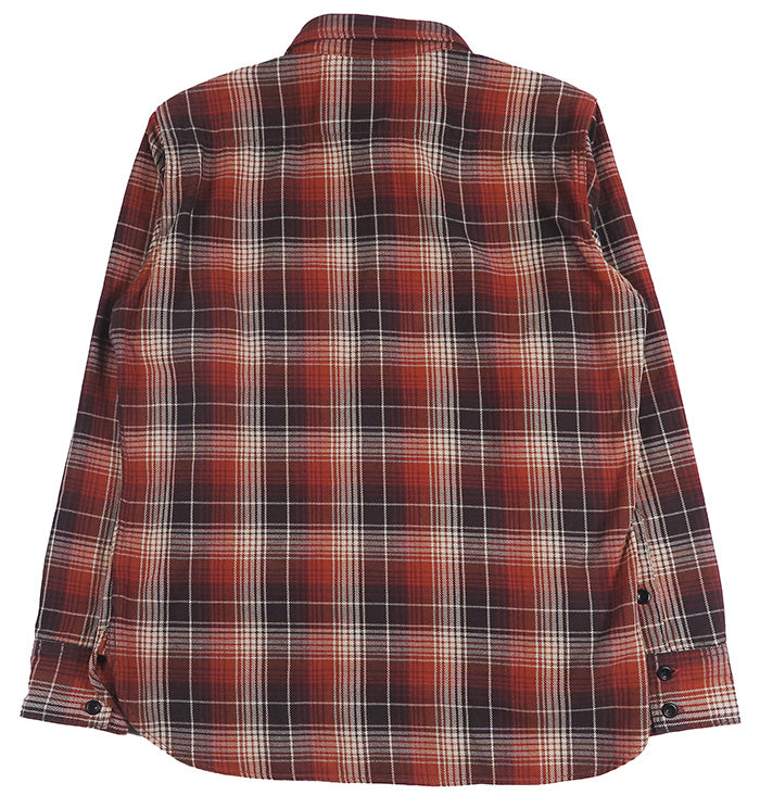 DELUXEWARE เสื้อเชิ้ตผ้าเนลลายตาราง ORANGE CITY MV-18 【คอลเลกชันใหม่ฤดูใบไม้ร่วง/ฤดูหนาว 2026】