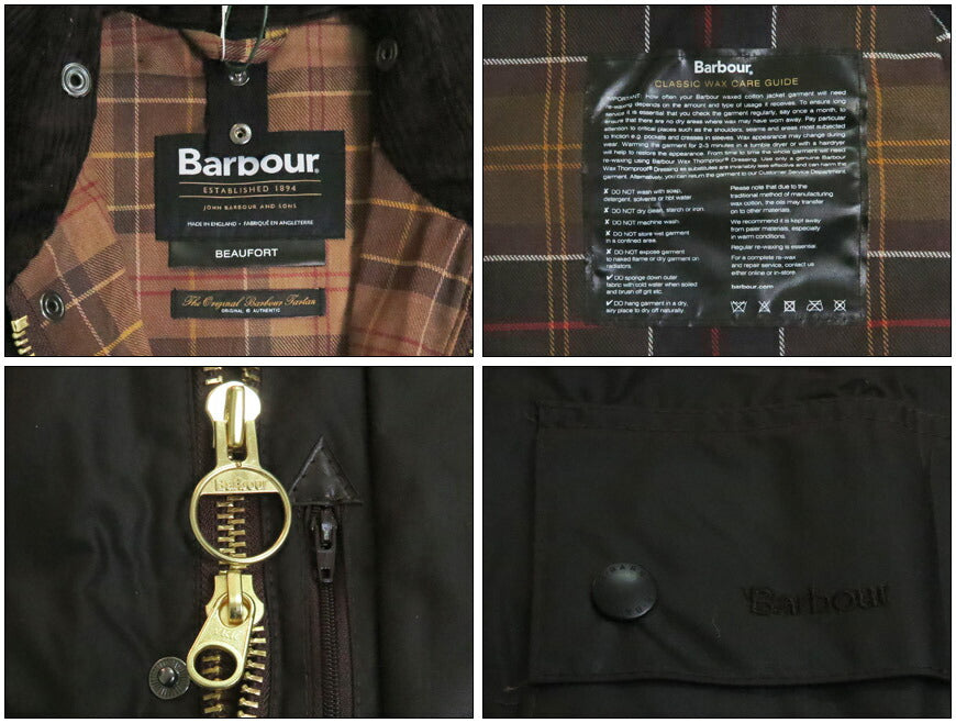 Barbour バブアー BEAUFORT Wachsbaumwolljacke Regular Fit MWX0017