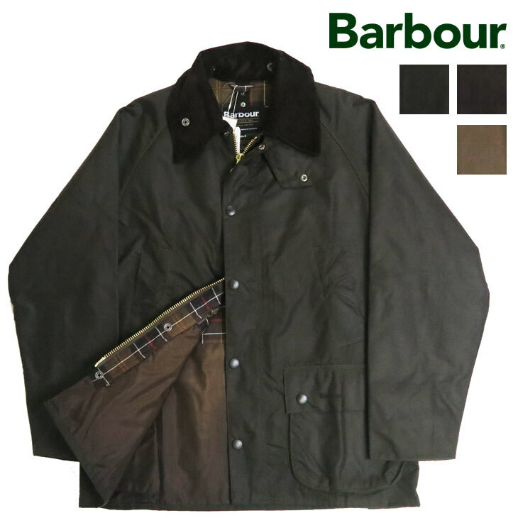 Barbour バブアー BEDALE บิดเดล แจ็กเก็ตผ้าคอตตอนแว็กซ์ ทรงปกติ MWX0018