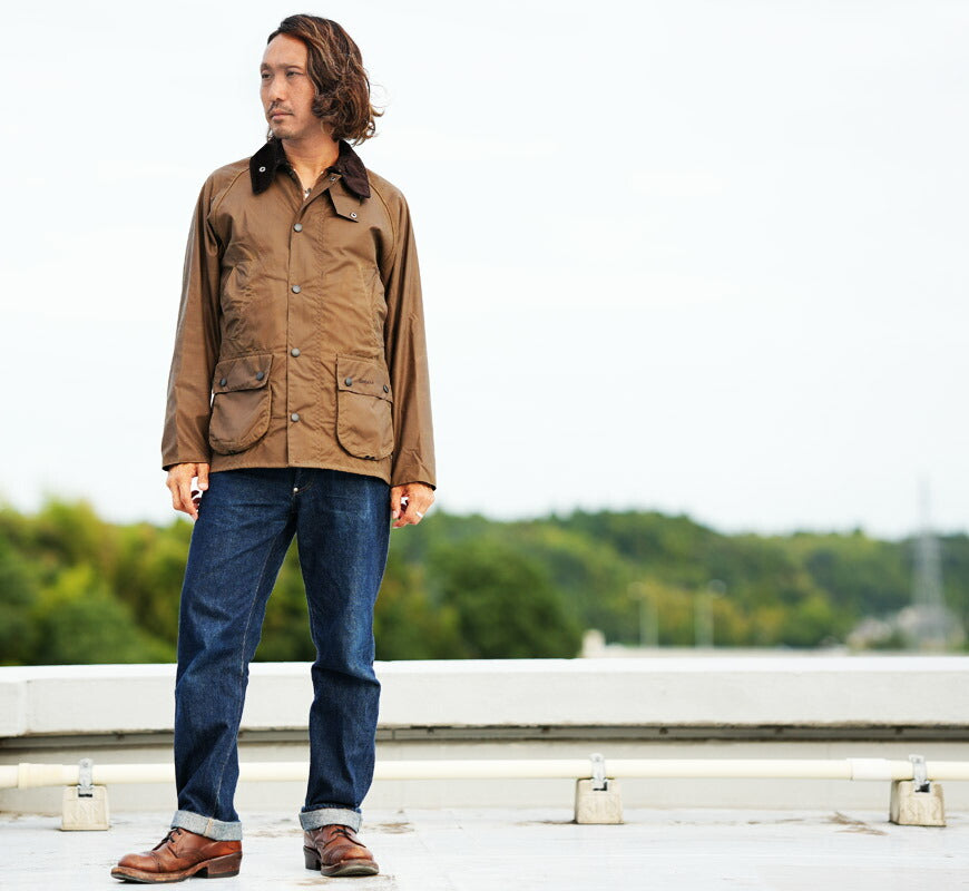 Barbour バブアー BEDALE บิดเดล แจ็กเก็ตผ้าคอตตอนแว็กซ์ ทรงปกติ MWX0018