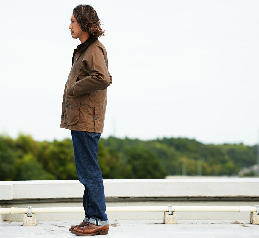 Barbour バブアー BEDALE บิดเดล แจ็กเก็ตผ้าคอตตอนแว็กซ์ ทรงปกติ MWX0018