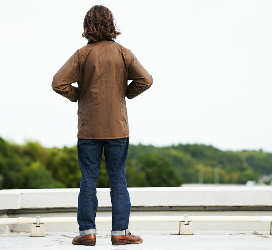 Barbour バブアー BEDALE บิดเดล แจ็กเก็ตผ้าคอตตอนแว็กซ์ ทรงปกติ MWX0018