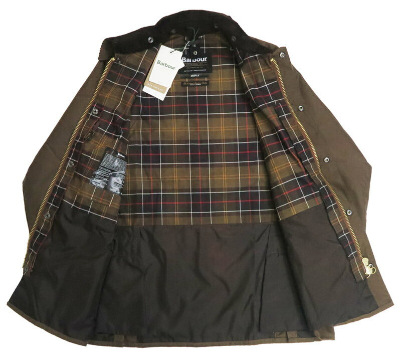 Barbour バブアー BEDALE บิดเดล แจ็กเก็ตผ้าคอตตอนแว็กซ์ ทรงปกติ MWX0018